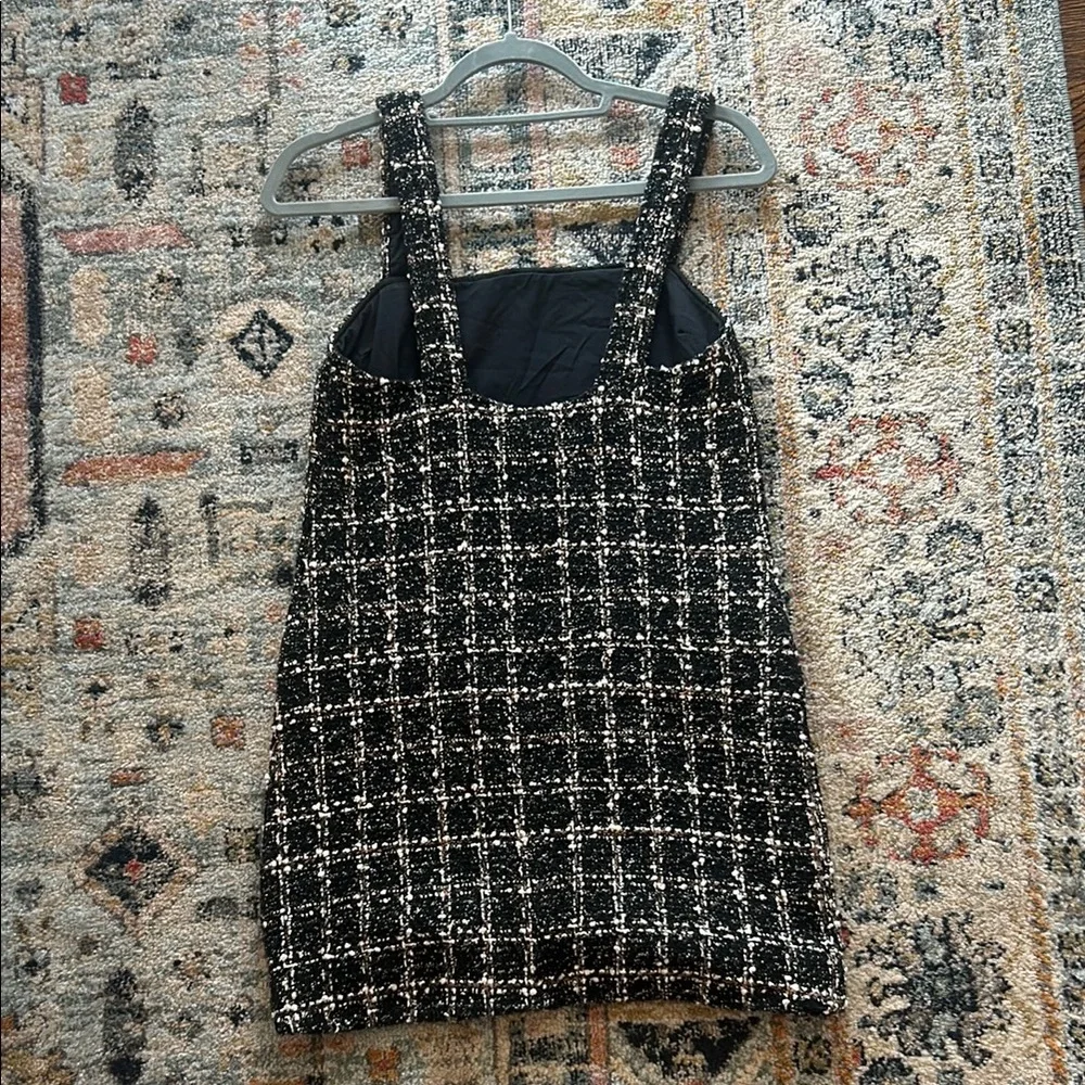 Black and White Abercrombie and Fitch Tweed Dress - Picture 5 of 5